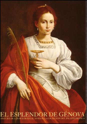 Giovanni Andrea de Ferrari. Santa Apolonia. Oleo sobre lienzo. 114 x 85 cm.