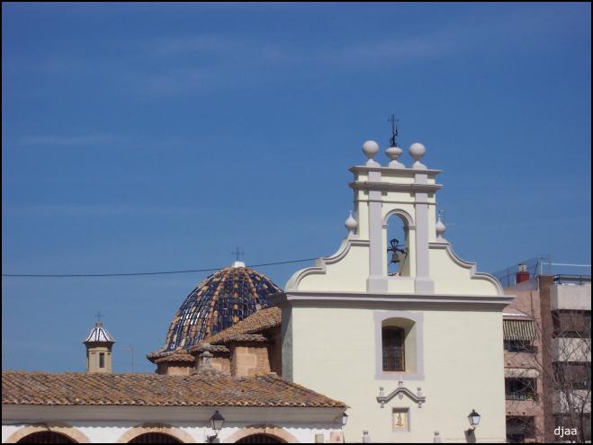 Fachada Ermita Virgen de la Cabeza (parte superior)