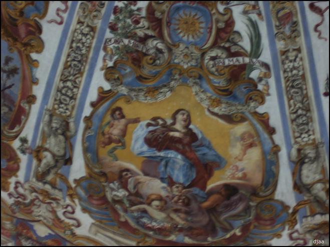 Pintura Escena de la Virgen