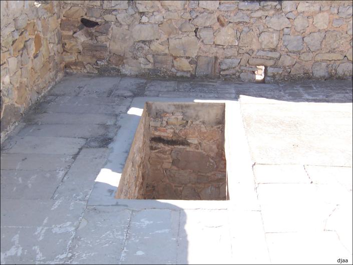 Acceso a la terraza de la torre del homenaje