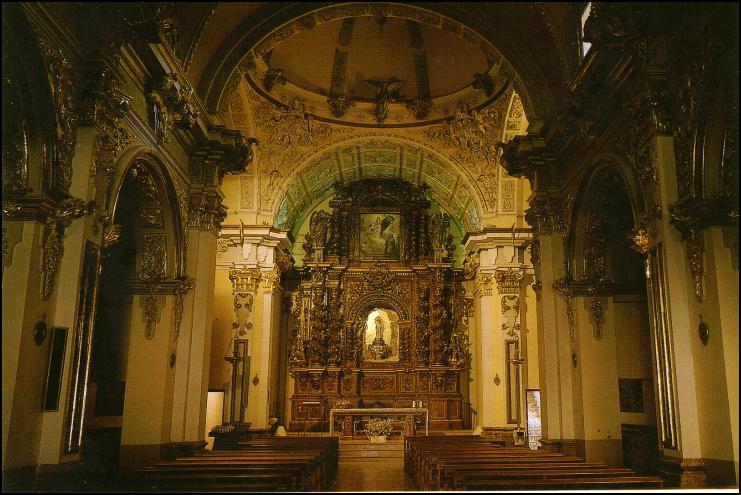 Interior, Ermita de Nuestra Seora de los Angeles