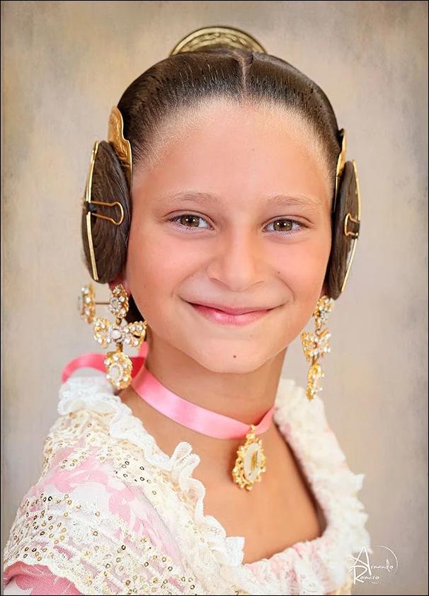 Fallera mayor infantil año 2026. Marta Mercader Roig. Falla Alberique-Héroe Romeu