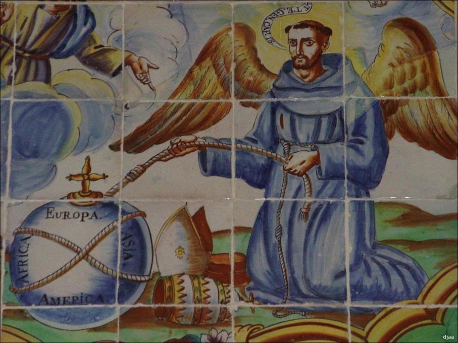 Panel de azulejos de San Francisco (detalle)