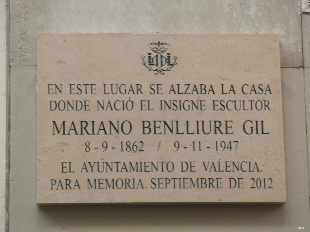 Placas conmemorativas en Valencia