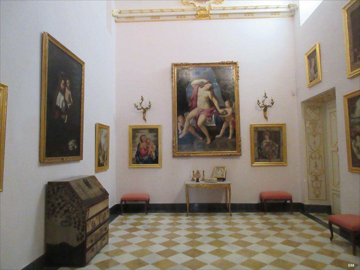 Sala cama de reserva. Lienzo El tocador de Venus