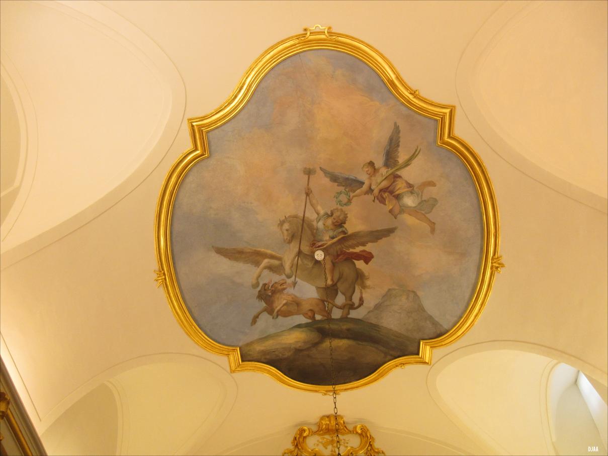 Zaguanete. Pintura del techo